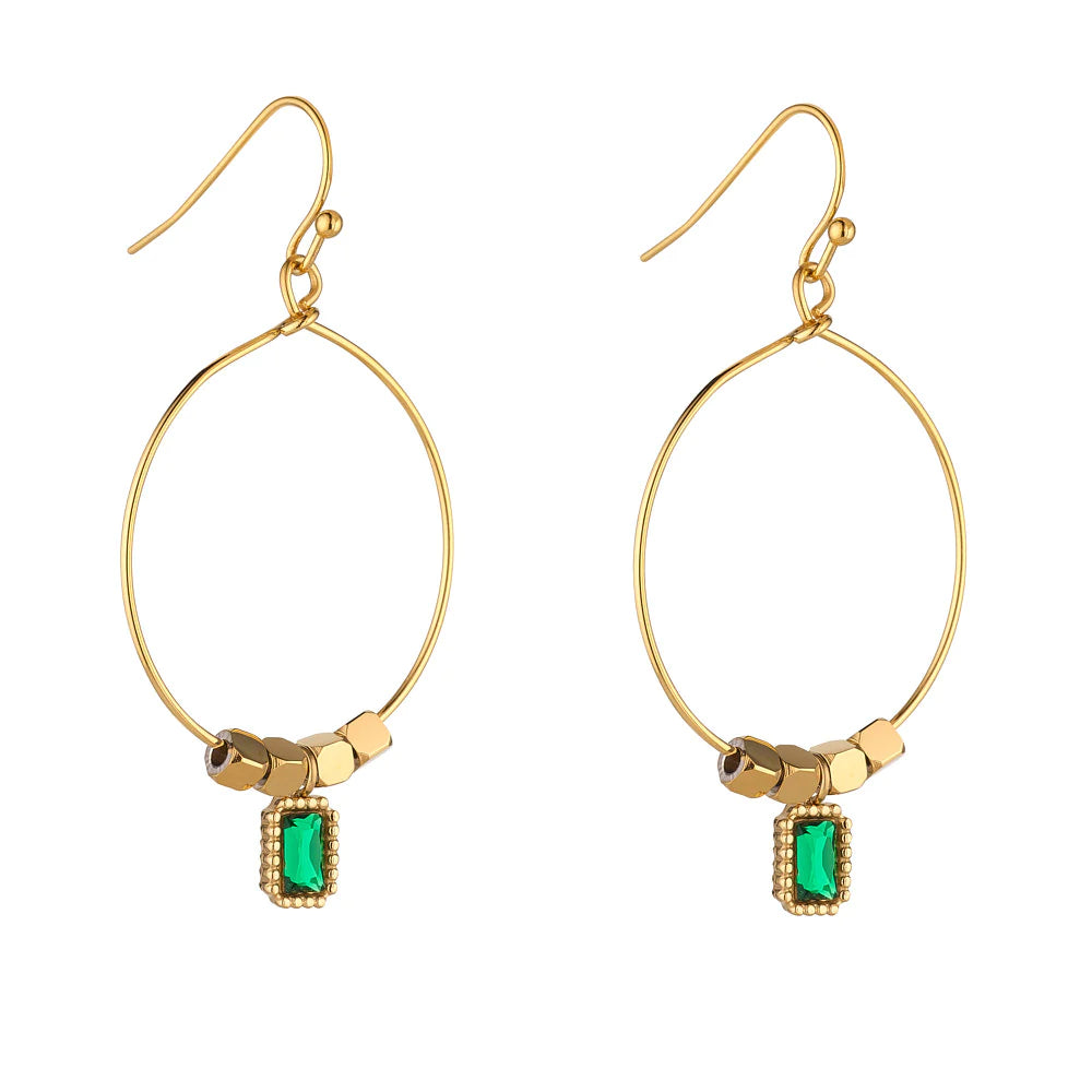 Keilani Emerald Earrings