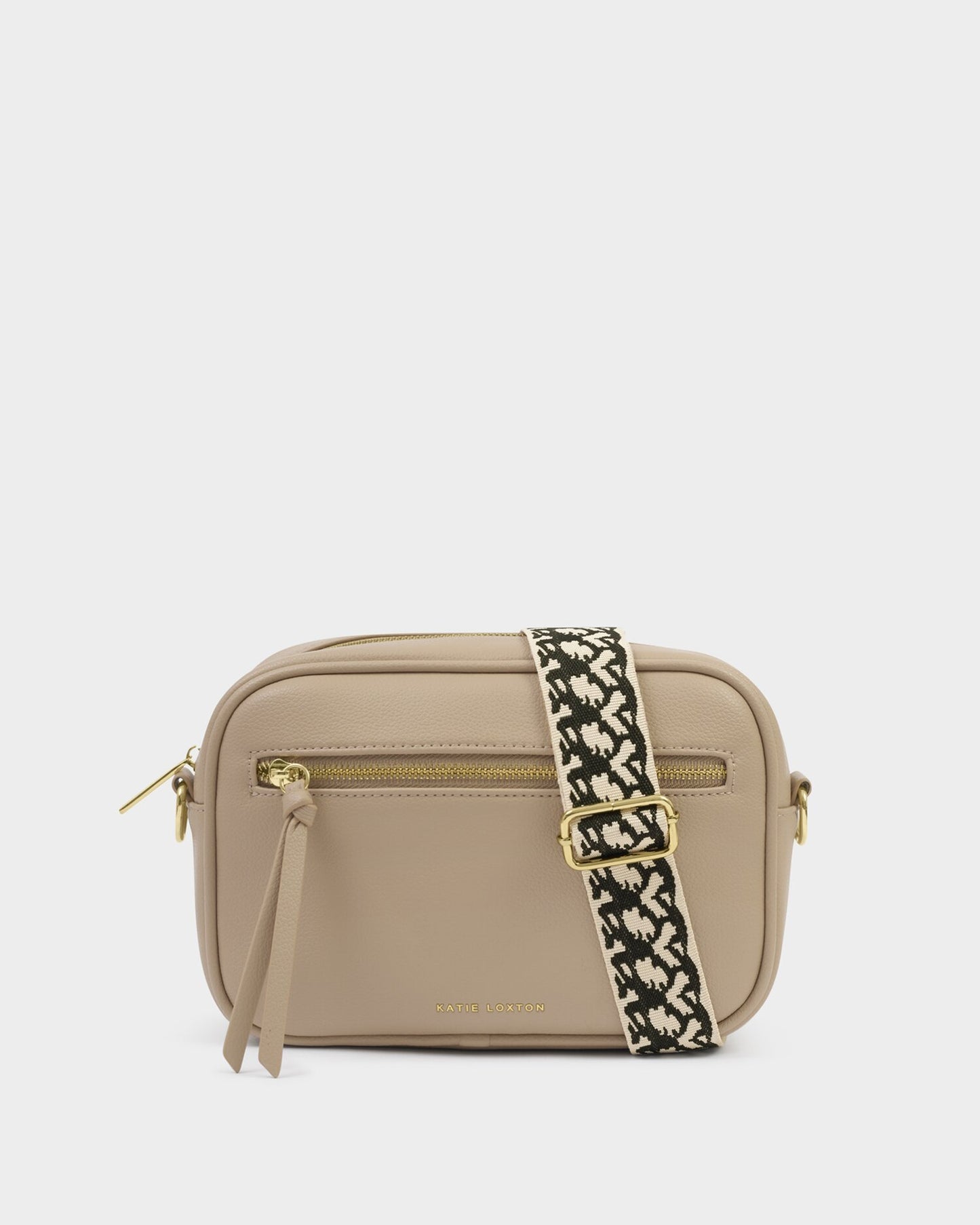 Hallie Crossbody Bag in Light Taupe