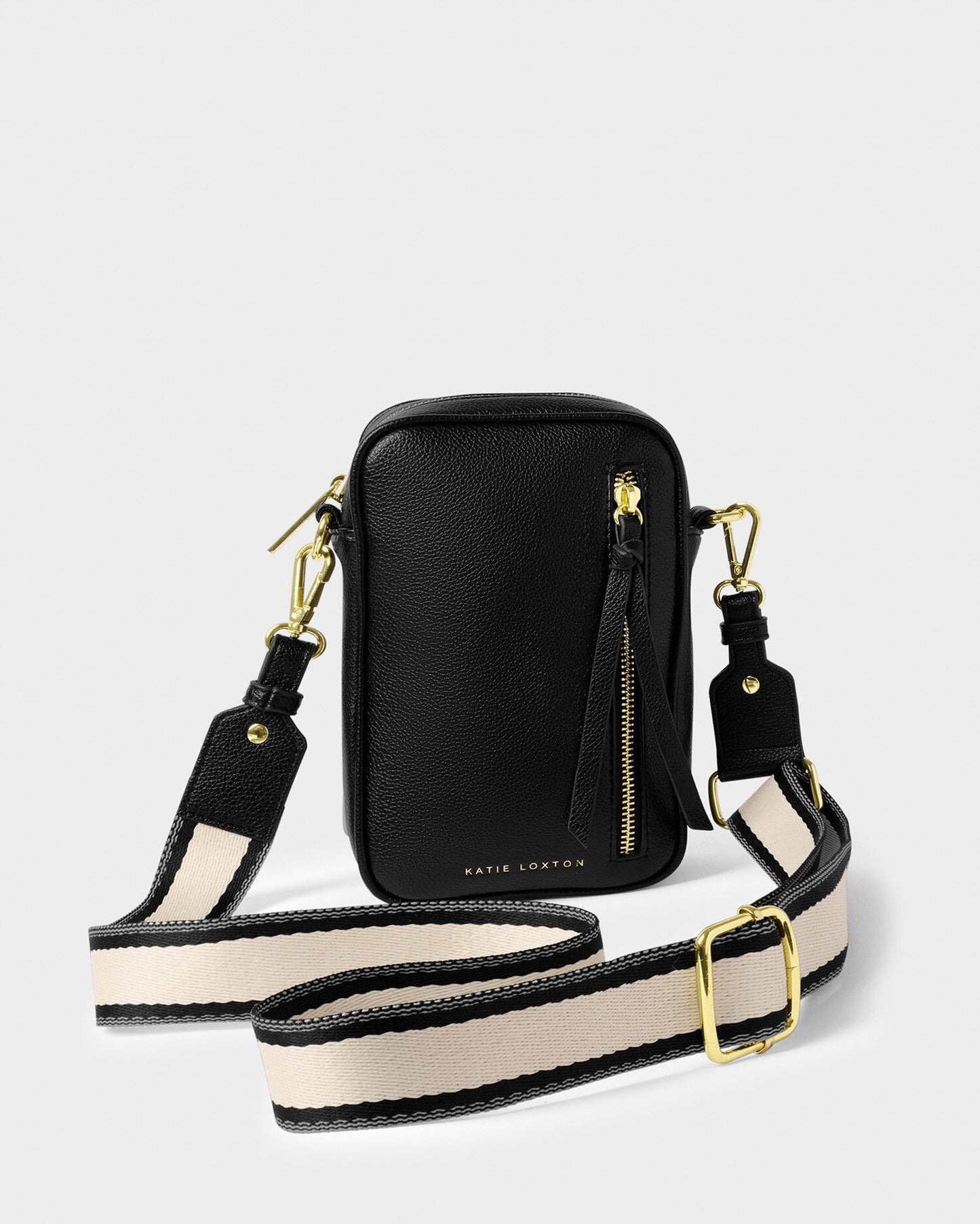 Hallie Small Crossbody in Black