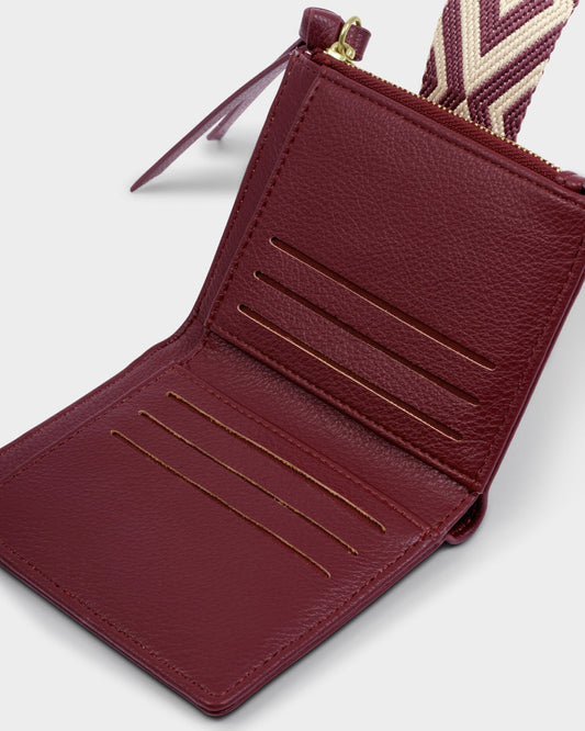 Hallie Small Purse in Cherry