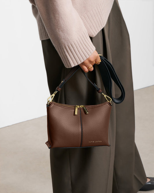 Laila Crossbody in Dark Chocolate