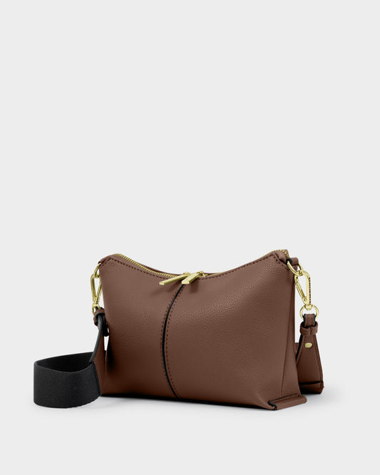 Laila Crossbody in Dark Chocolate