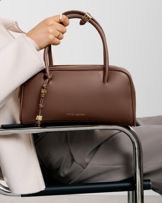 Hadley Bowling Bag in Chocolate