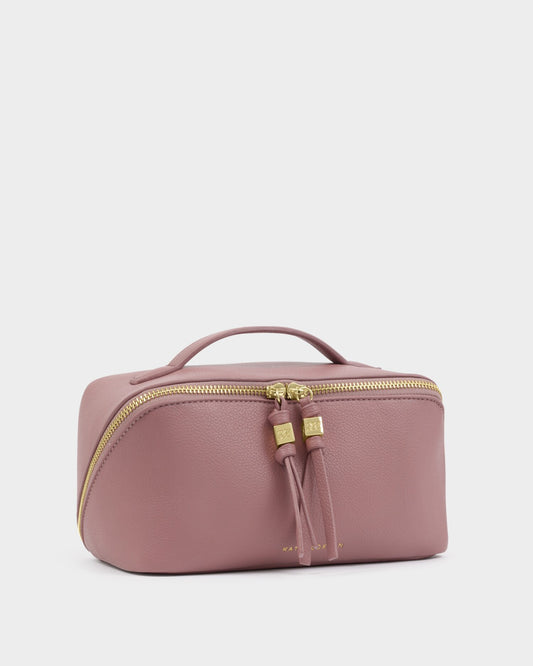 Soho Medium Make up/Wash Bag in Deep Rose