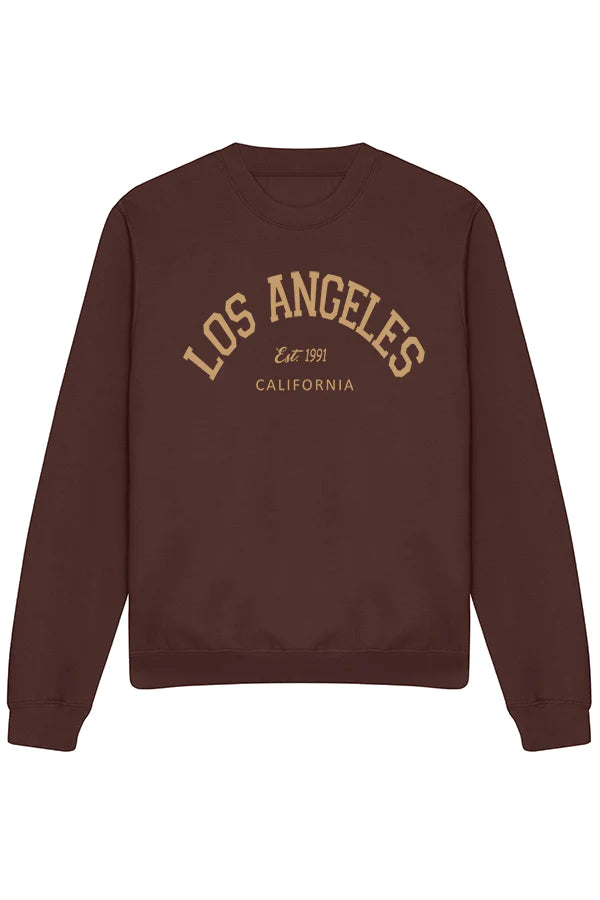 Los Angeles Sweatshirt in Chocolate