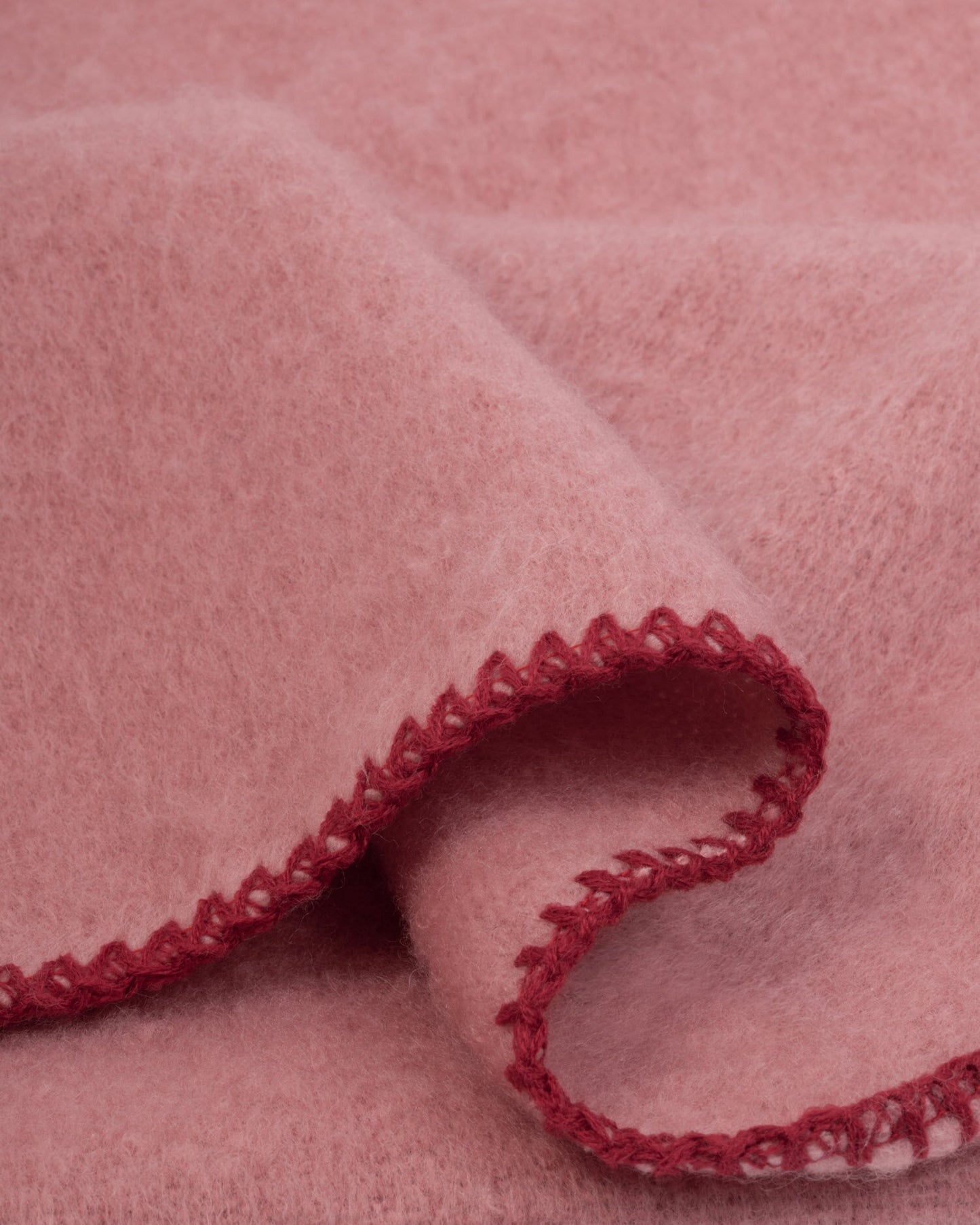 Whipstitch Scarf in Dusty Pink