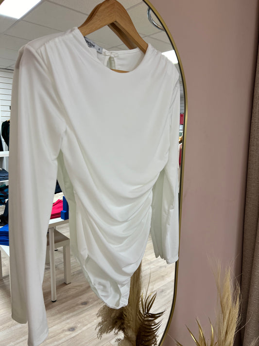 Emily bodysuit in white