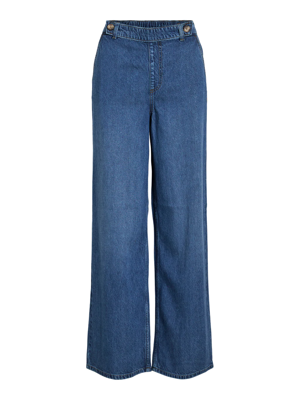 Vidiana Wide Leg Jeans in Medium Blue