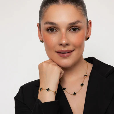 Estella Black Resin Bracelet