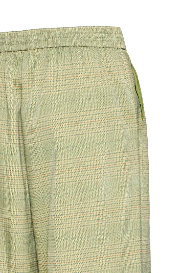 Ihjoli Trousers in Green Check