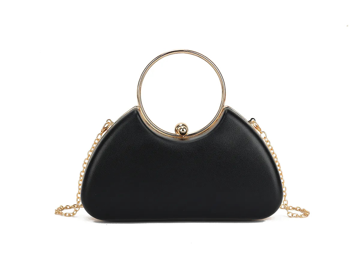 Rea Black Clutch Handbag