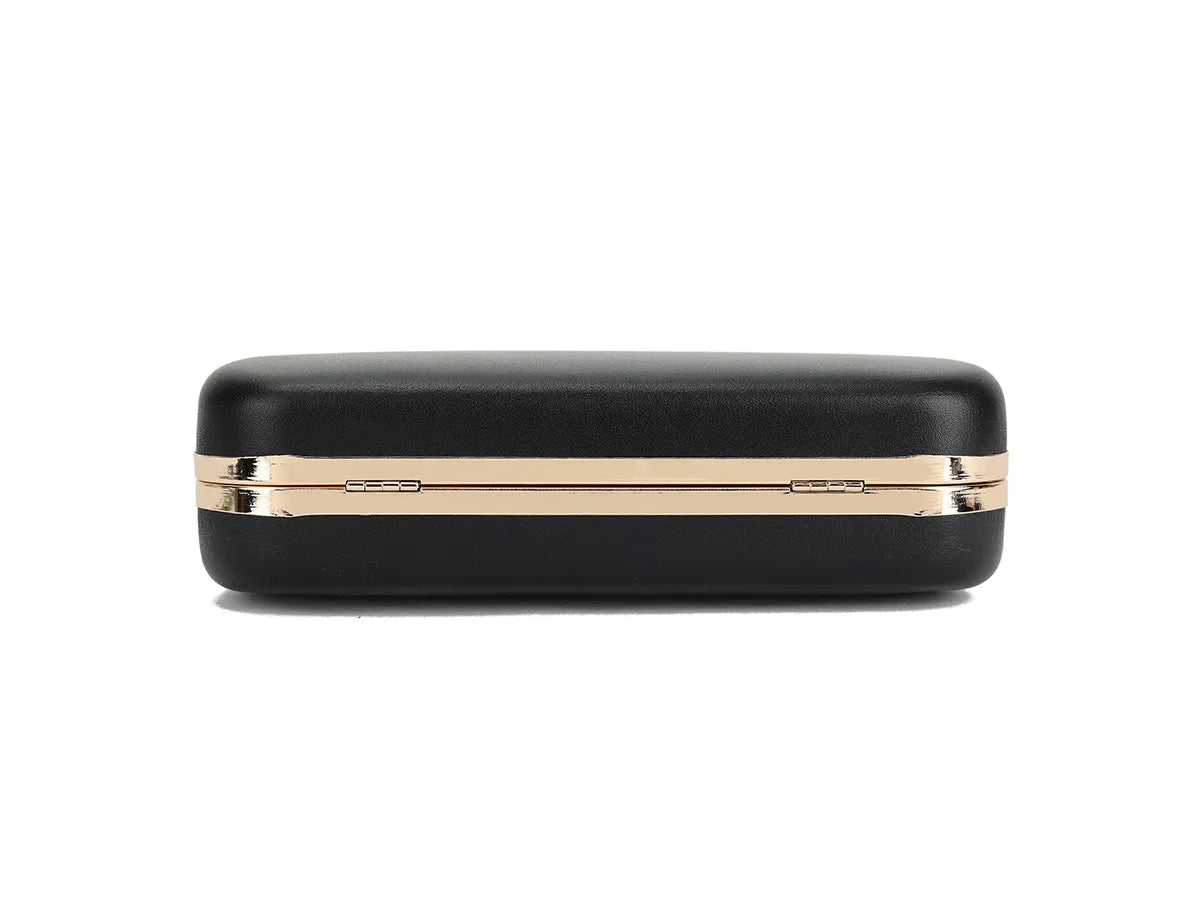 Rea Black Clutch Handbag