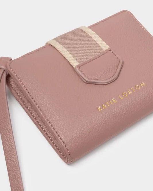 Hallie Purse in Pink Heather