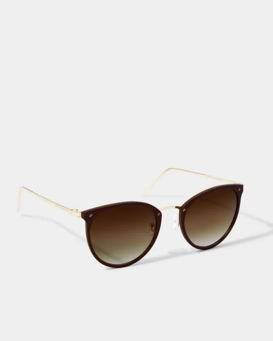 Santorini Sunglasses in Cacao