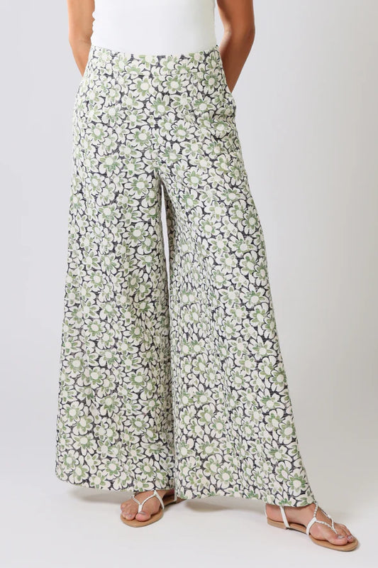 Traffic People Rene Trousers in Floral Anglaise