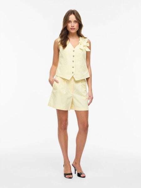Vialara Waistcoat in Pastel Yellow