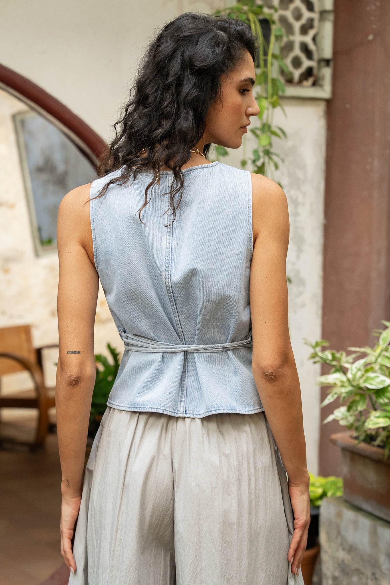 Jenna Denim Waistcoat
