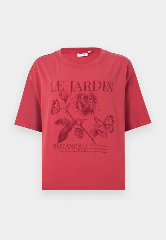 Virubie oversized T Shirt in berry