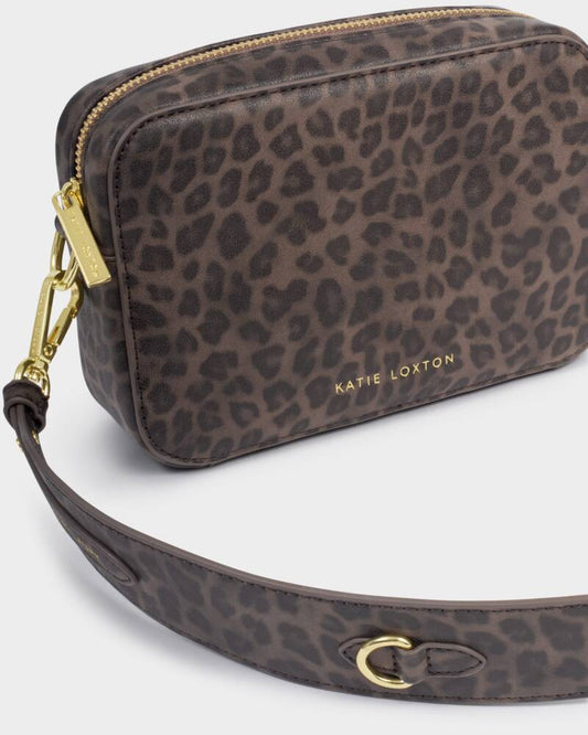 Avery Small Crossbody Bag in Leopard
