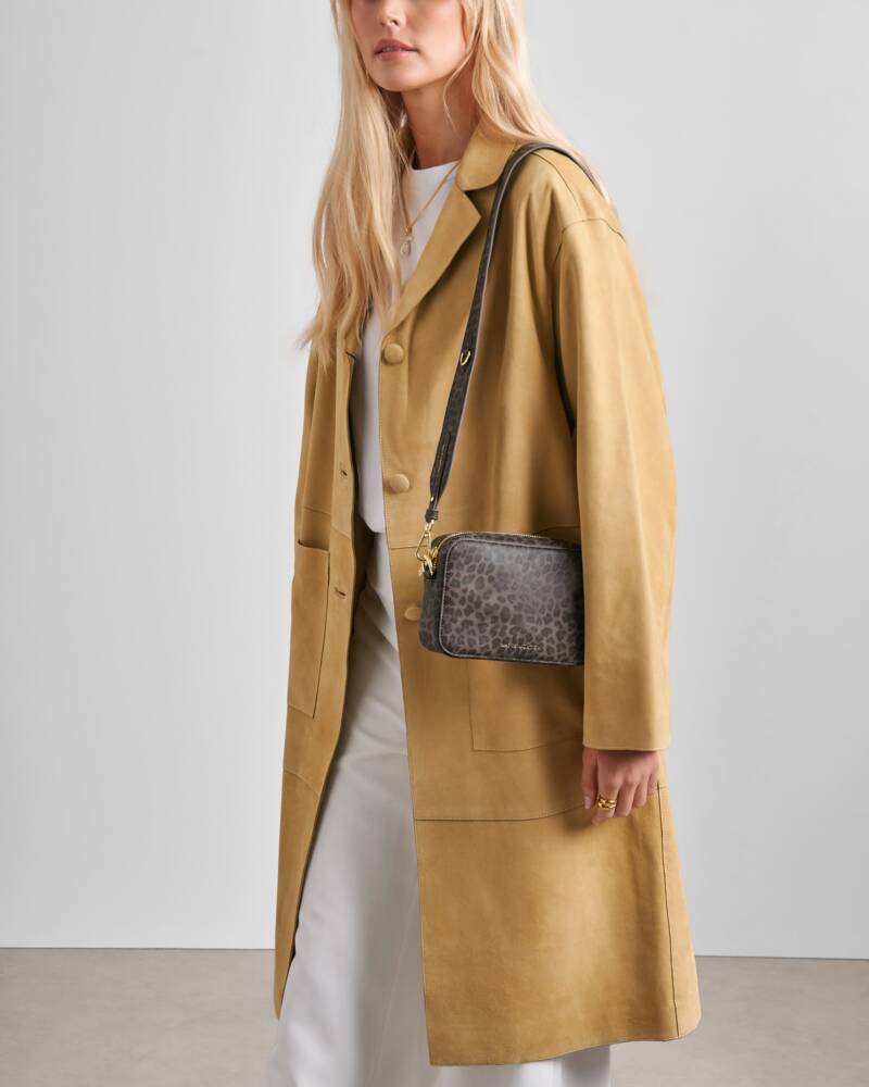 Avery Small Crossbody Bag in Leopard