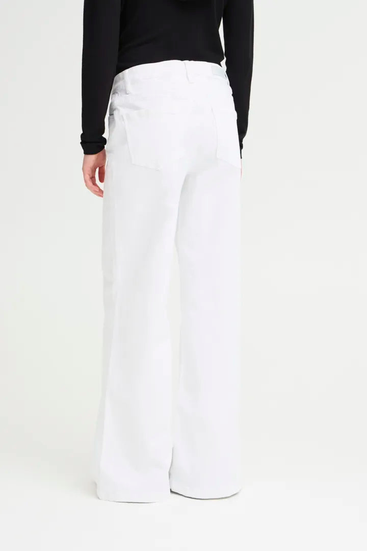Ihziggy Wide Jeans in White