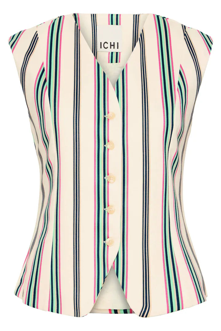 Ihkate Waistcoat in Multi Stripe