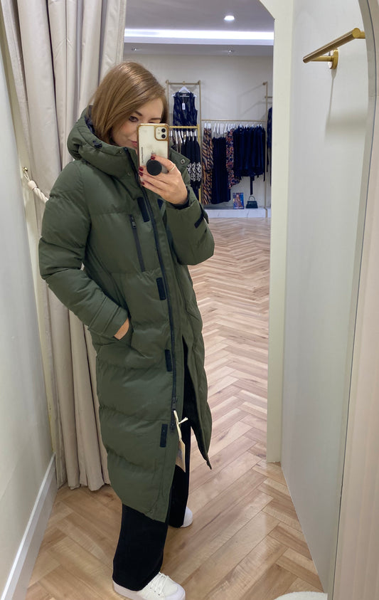 Brady Khaki Puffer Coat