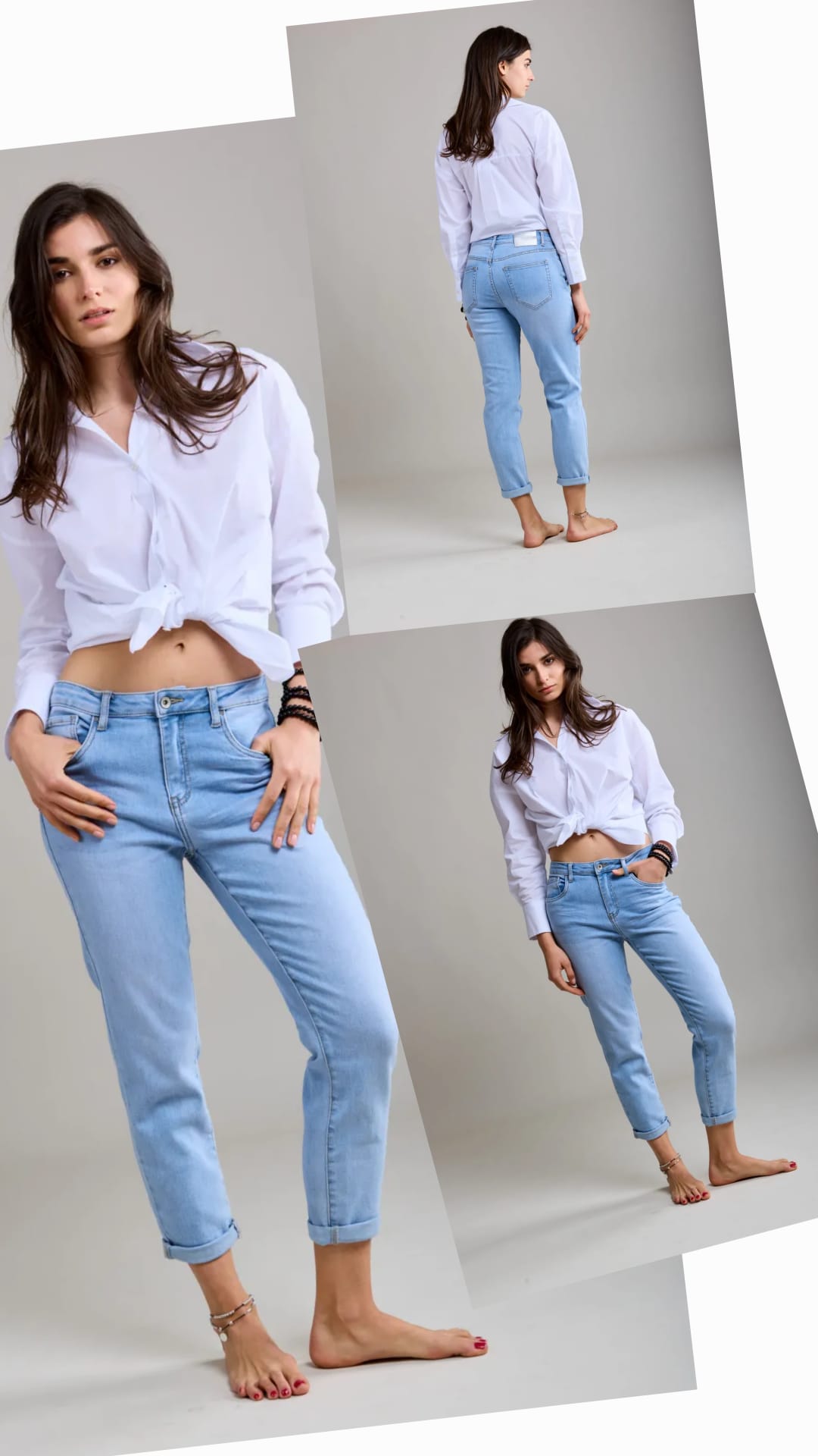 Mom Jeans in light Blue