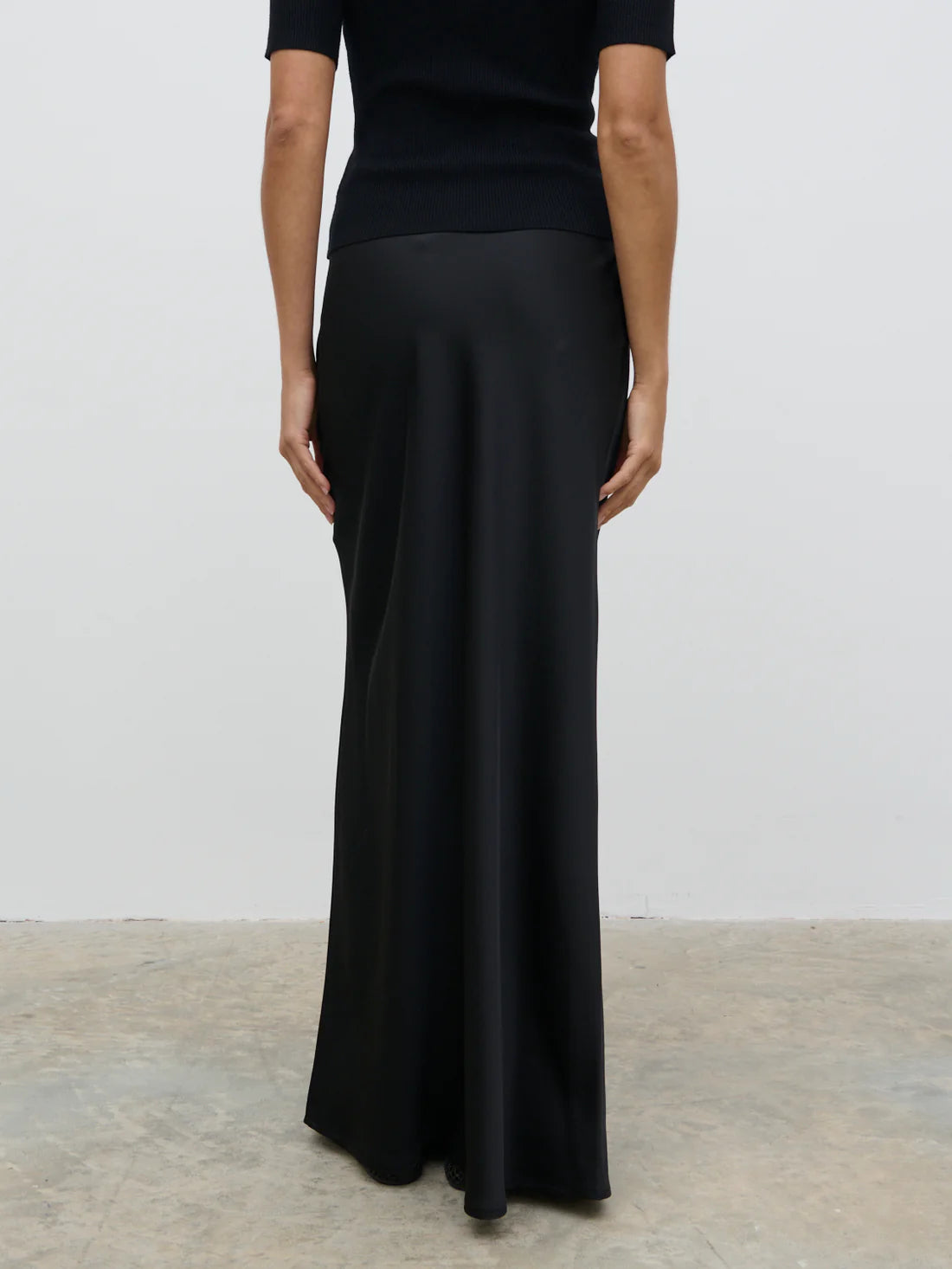 Breya Maxi Skirt in Black