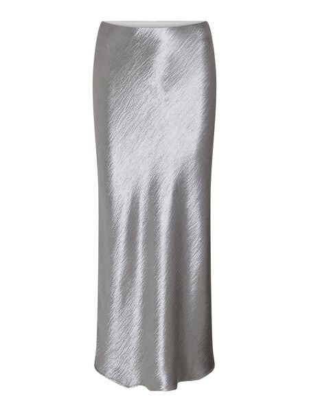 Vidinne Midi Skirt in Silver