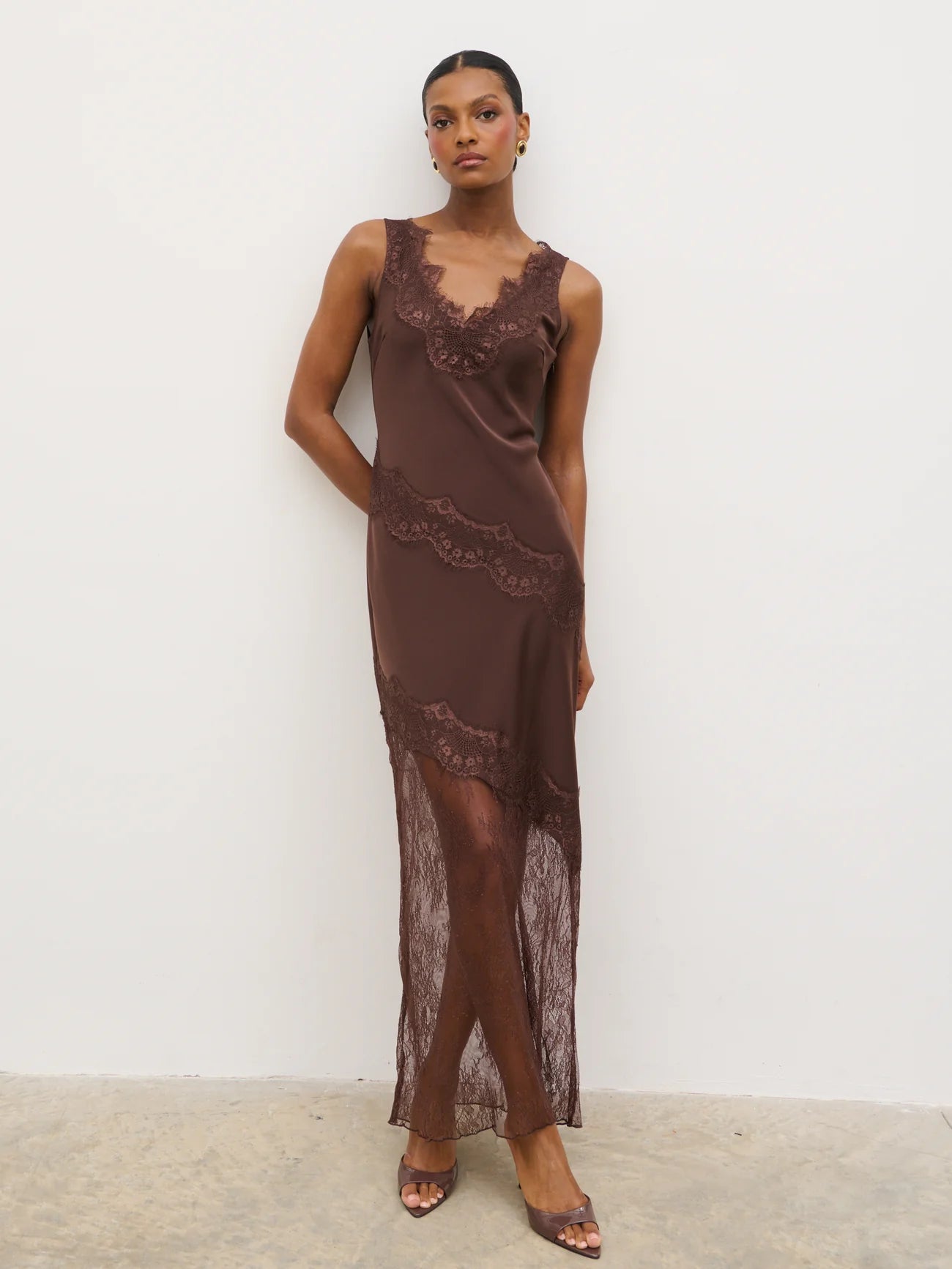 The Robin Dress in Chocolate Brown