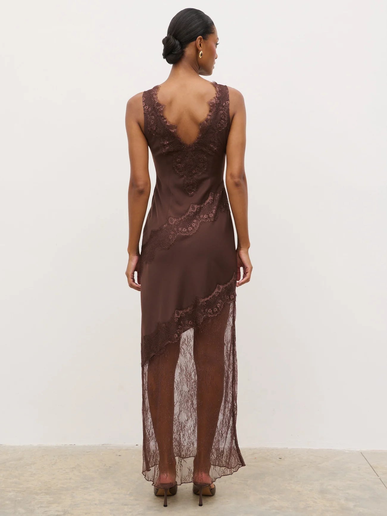 The Robin Dress in Chocolate Brown