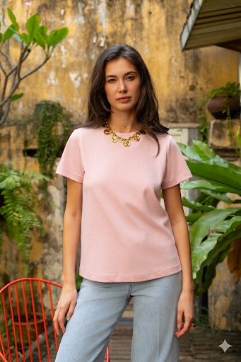 Eva T Shirt in Pink