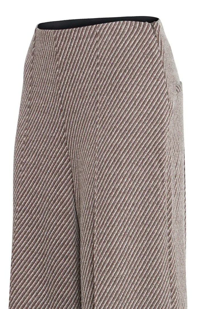 Ihkate Twillish Wide Trousers in Java/Almond Milk