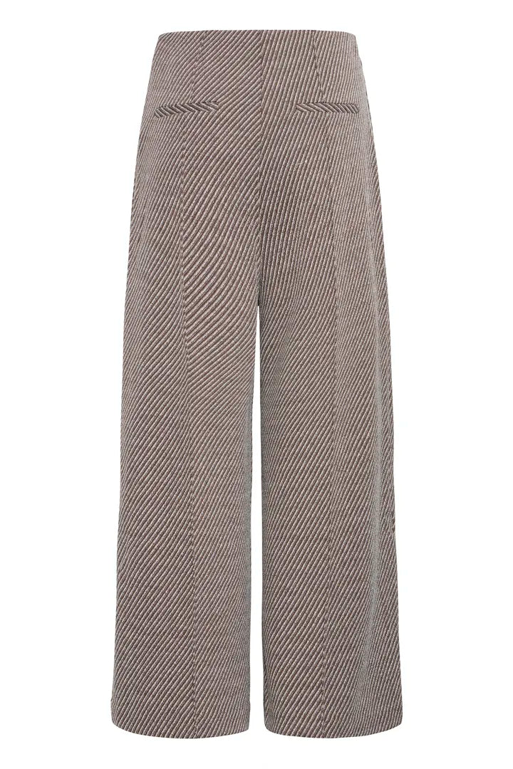 Ihkate Twillish Wide Trousers in Java/Almond Milk