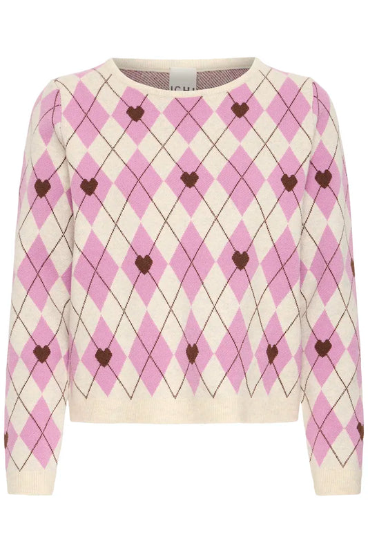 Ihbrielle Pullover in  pink brown