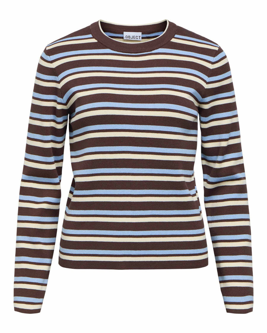 Jester Knit Pullover in Seal Brown