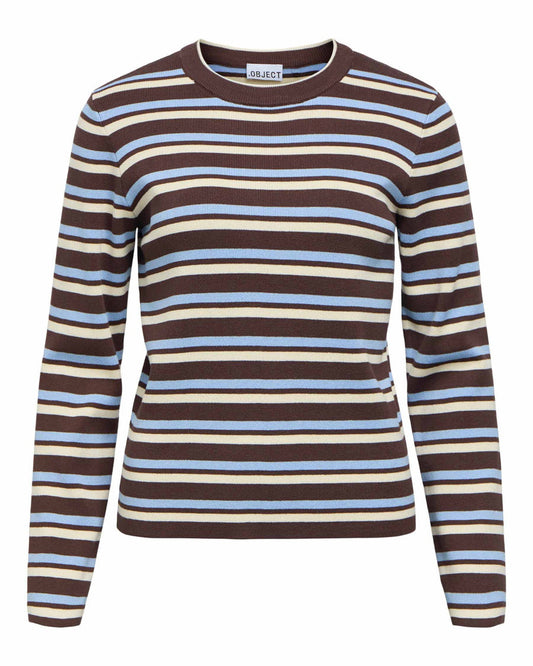 Jester Knit Pullover in Seal Brown