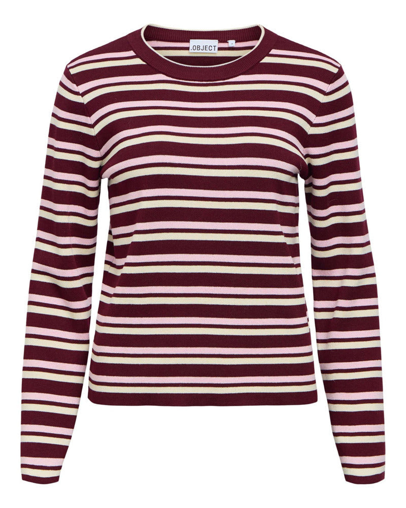 Jester Knit Pullover in Windsor Wine