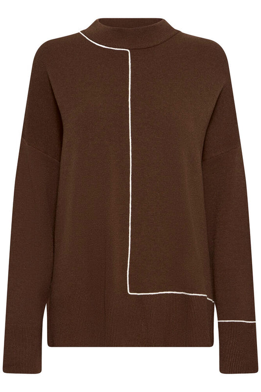 Ihballia Jumper in Chicory Coffee