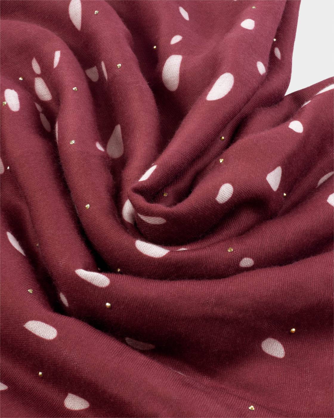 Printed Studded Scarf