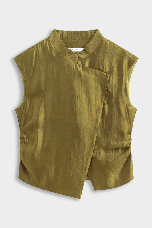 Elara Top in Olive
