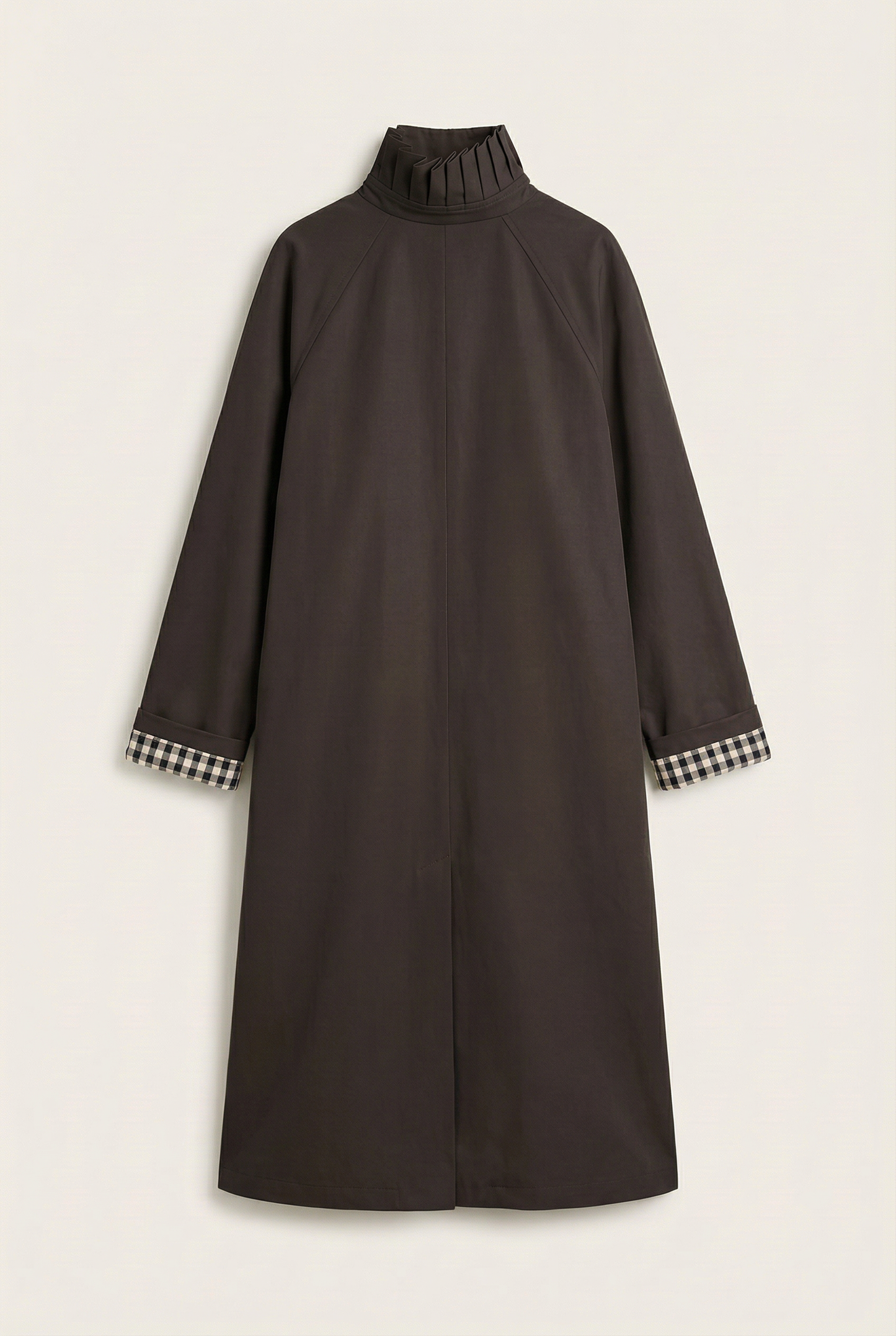 Elodie Longline Coat in Brown