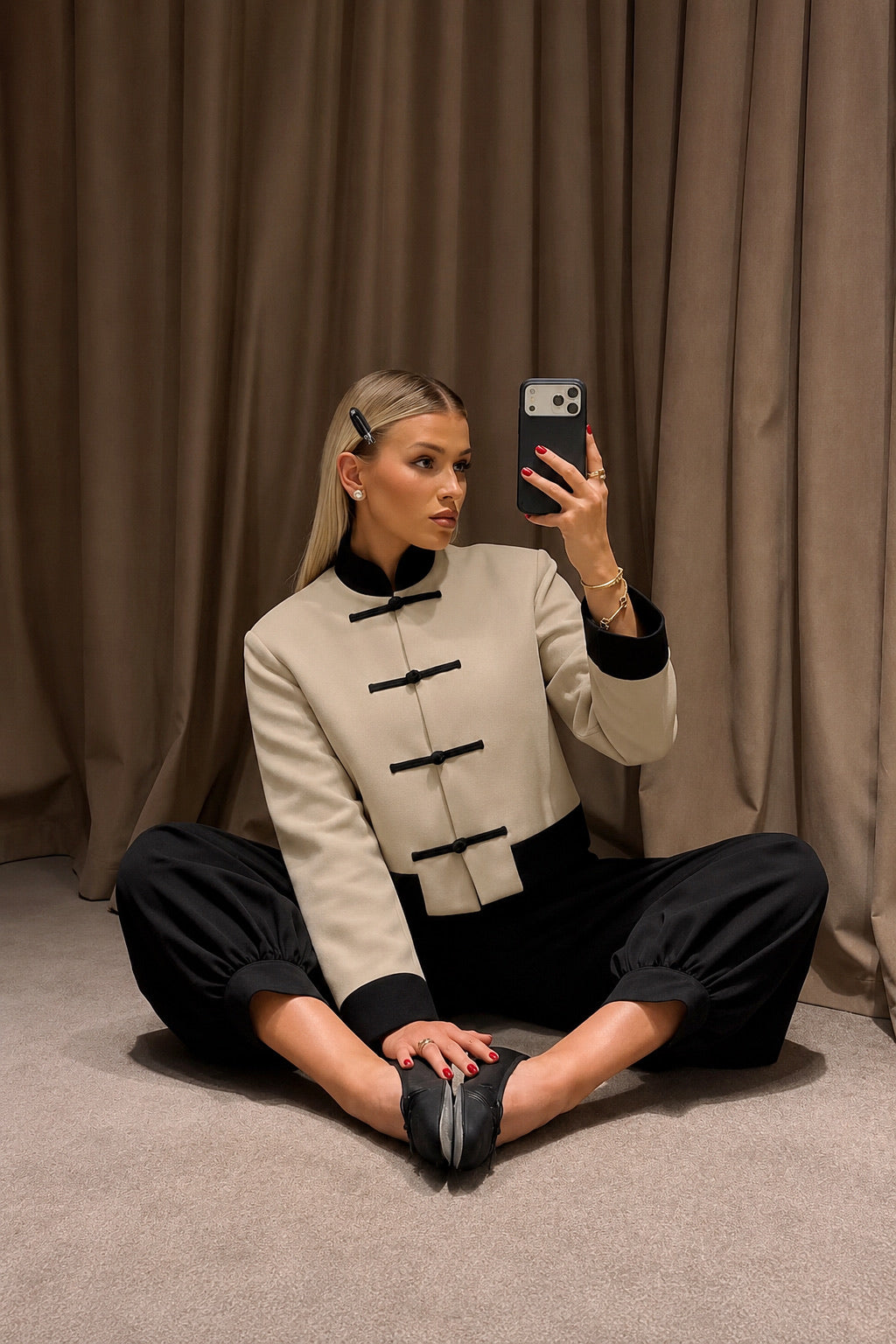 Elise Contrast Jacket