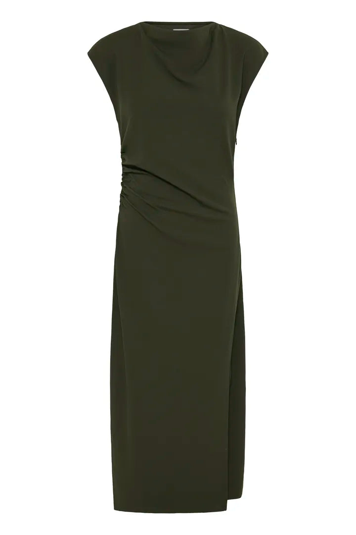 Ihkatine Dress in Forest Night/Green