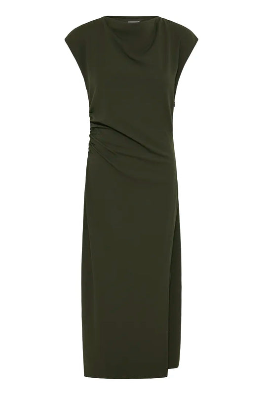 Ihkatine Dress in Forest Night/Green