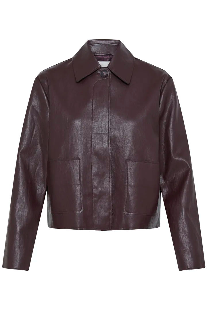 Ihharumi Jacket in Fudge/Red