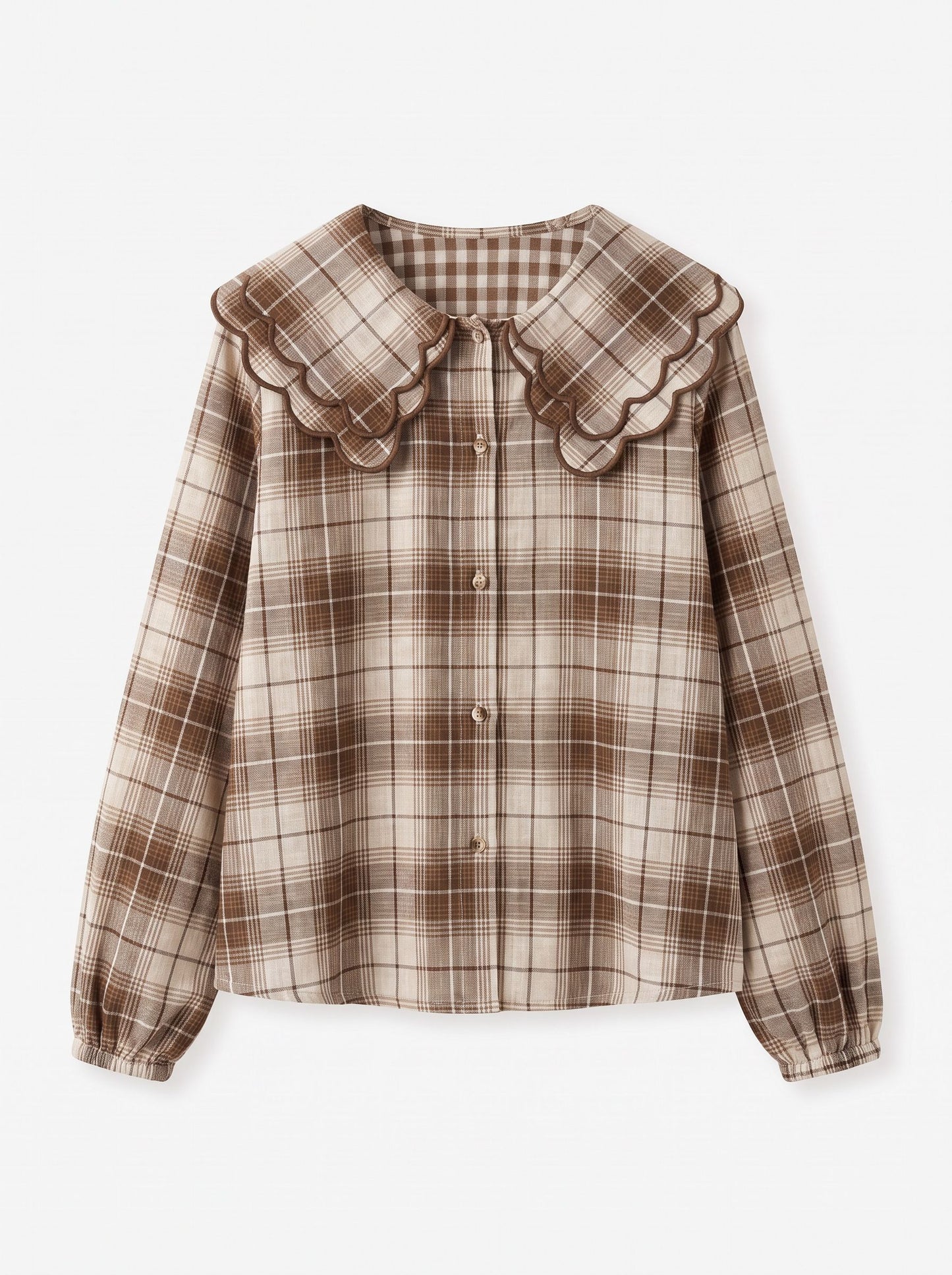 Eleanor Check Blouse