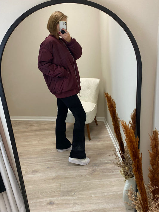 ICHI ihazoma Oversized Bomber Jacket