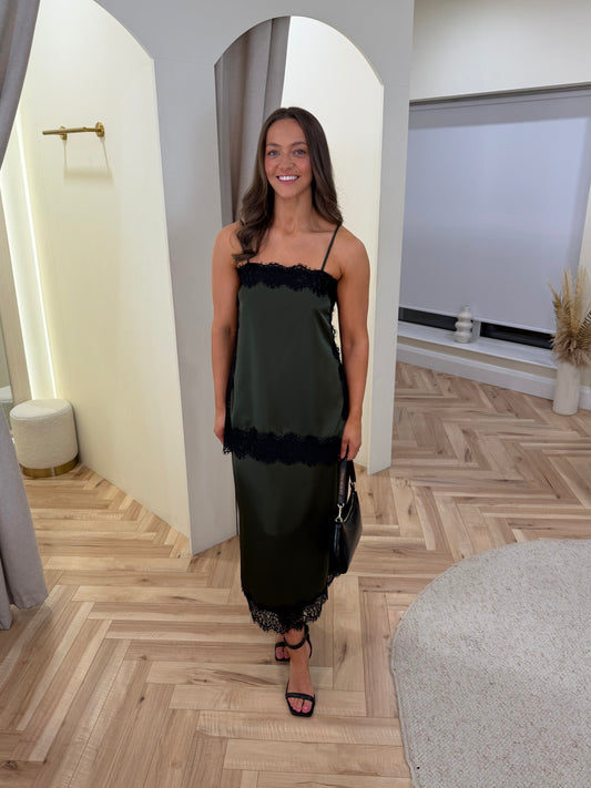 Ihlaccie Top in Forest Night/Green